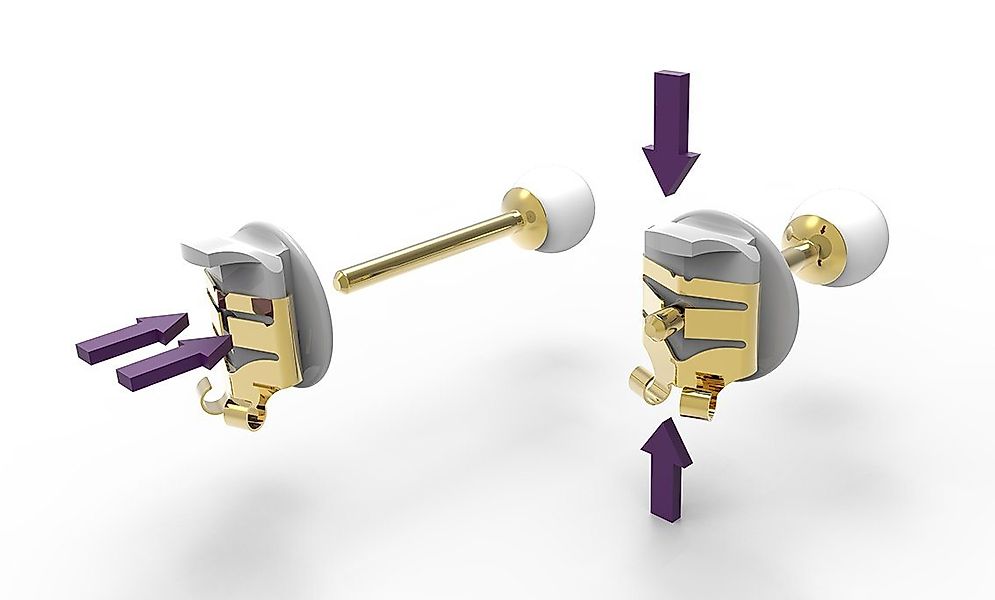 Selva Technik Medallionanhänger LOX - Sicherheit für Ohrstecker, anti-aller günstig online kaufen