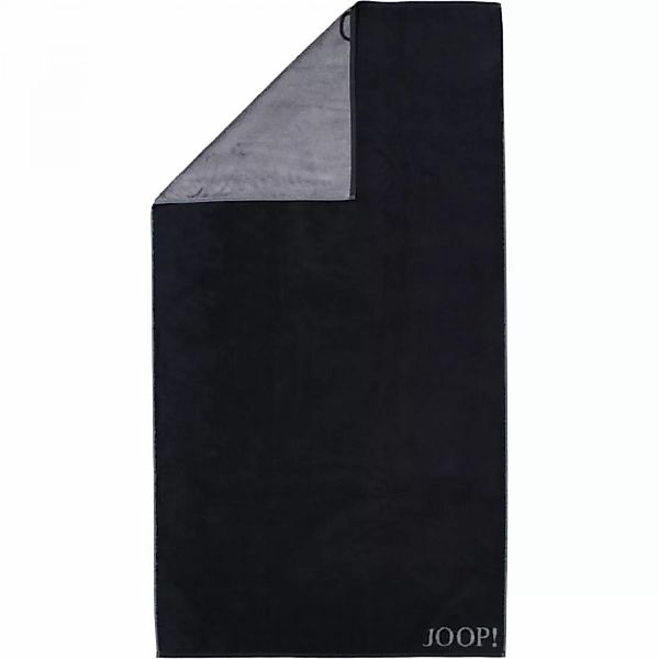 JOOP! Classic - Doubleface 1600 - Farbe: Schwarz - 90 - Duschtuch 80x150 cm günstig online kaufen