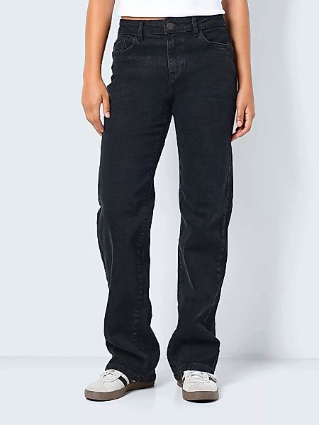 Noisy may Straight-Jeans "NMYOLANDA NW WIDE JEANS BLACK NOOS" günstig online kaufen