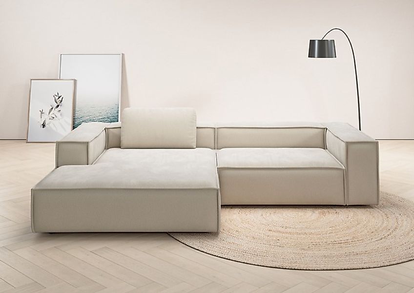 Home affaire Ecksofa »Watertown, modernes XXL L-Form, 306 cm breit« Großzüg günstig online kaufen