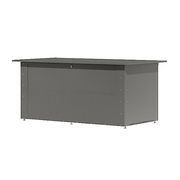 Karibu Garten-Aufbewahrungsbox Elara 2 Graualuminium günstig online kaufen