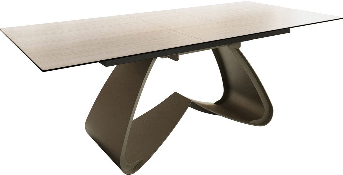 DELIFE Esstisch Edge, Keramik Laminam®Travertino Bianco günstig online kaufen