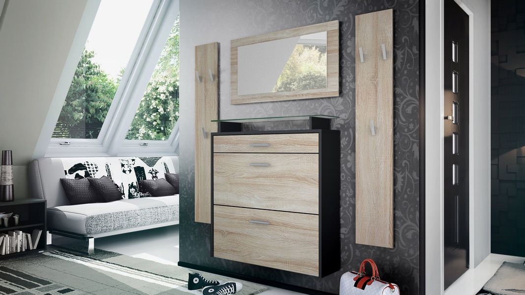 Vladon Garderoben-Set Malea, (Garderobenset bestehend aus günstig online kaufen