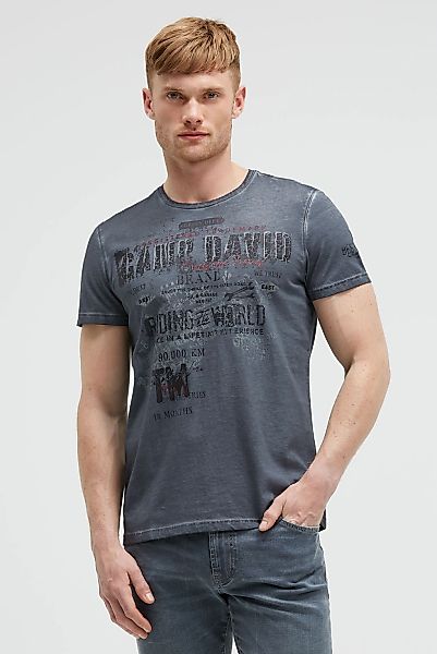 CAMP DAVID Rundhalsshirt, mit Kontrastnähten günstig online kaufen