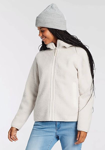 CMP Kapuzenfleecejacke "Teddyjacke", mit Kapuze, sportlich günstig online kaufen