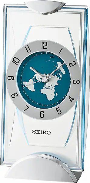 Seiko Tischuhr »Globus, QXG152S«, Quarzuhr, Wohnzimmer, Esszimmer, Arbeitsz günstig online kaufen