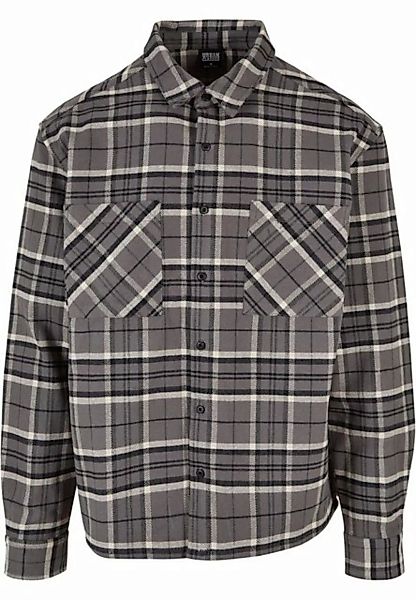 URBAN CLASSICS Langarmhemd Urban Classics Herren Boxy Kane Check Shirt (1-t günstig online kaufen