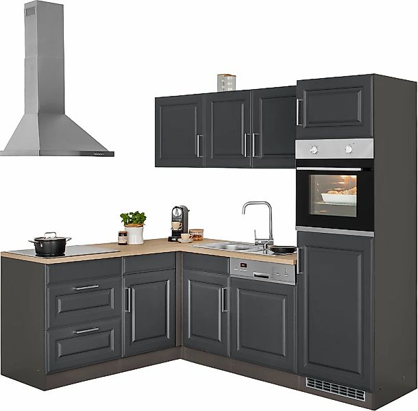 HELD MÖBEL Winkelküche "Stockholm", Stellbreite 230/170 cm, mit hochwertige günstig online kaufen