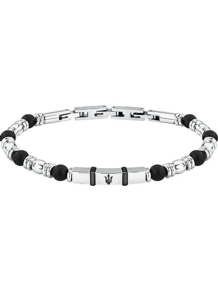 MASERATI Edelstahlarmband Maserati Herren-Armband Edelstahl Farbstein günstig online kaufen
