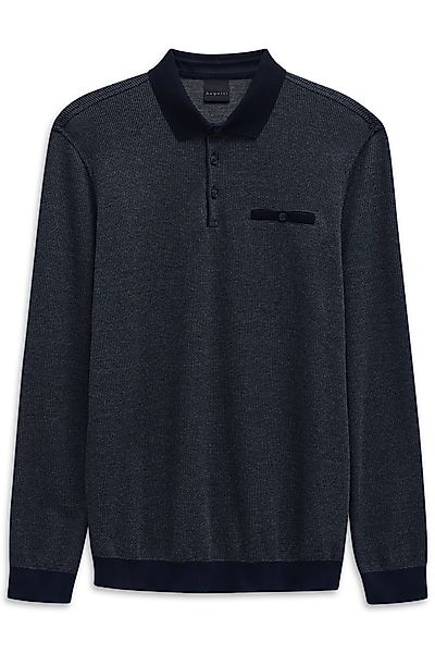 bugatti Langarm-Poloshirt Modern Fit mit Brusttasche günstig online kaufen