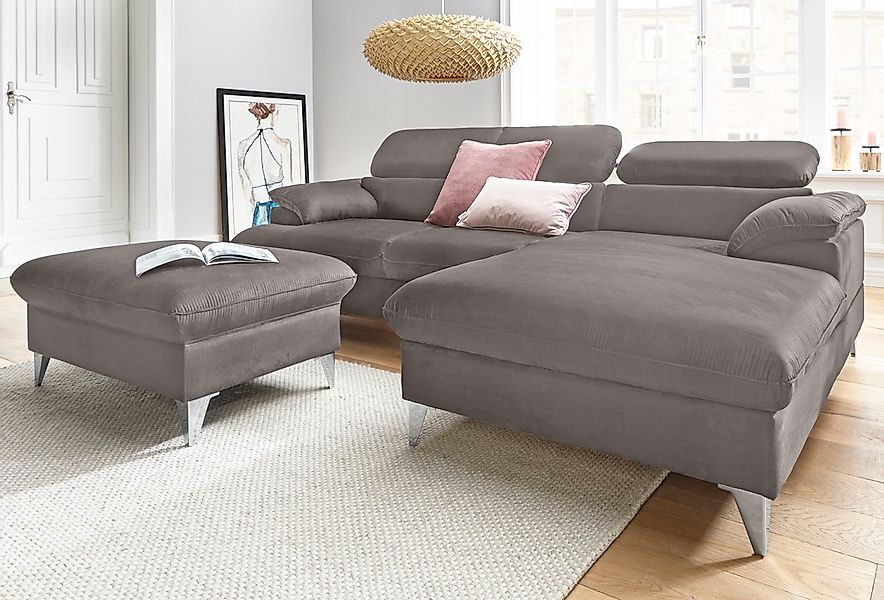 COTTA Polstergarnitur "Caluso L-Form", (2 tlg.), Set bestehend aus: Ecksofa günstig online kaufen