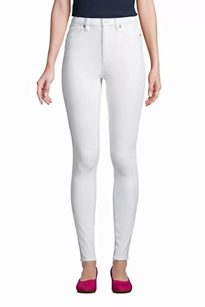 High Waist Leggings-Jeans mit Stretch, Damen, Größe: XS Normal, Weiß, Denim günstig online kaufen