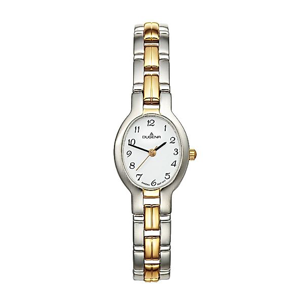 Dugena Quarzuhr Damen-Armbanduhr Schmuckband, Quarzwerk, Edelstahl, günstig online kaufen