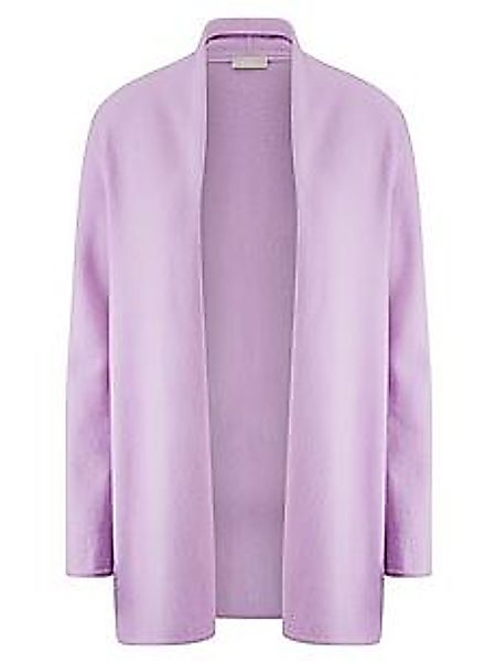 Strickjacke aus Schurwolle und Kaschmir include lila günstig online kaufen
