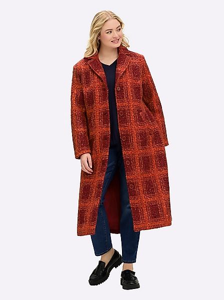 Sheego Langmantel Karo-Mantel günstig online kaufen