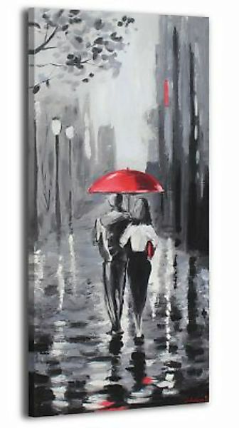 YS-Art™ "Gemälde Acryl ""Süßer November"" handgemalt auf Leinwand 115x50 cm günstig online kaufen