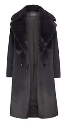 Milestone Fellimitatmantel MSAnthea 2-reihiger Mantel aus günstig online kaufen