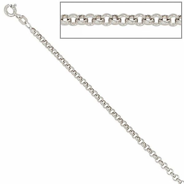 SIGO Erbskette 925 Sterling Silber 2,5 mm 70 cm Halskette Kette Silberkette günstig online kaufen