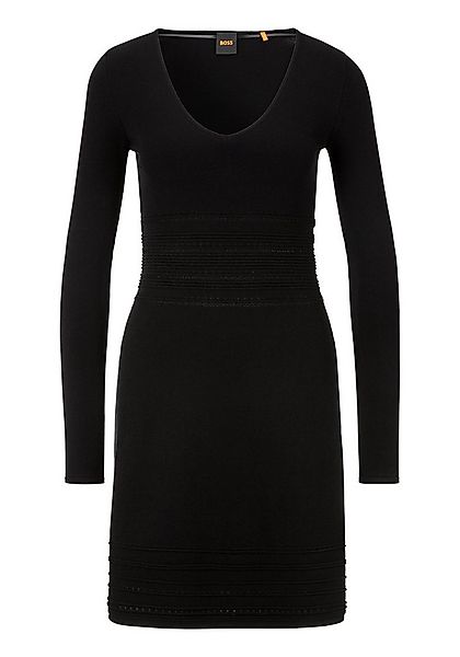 BOSS ORANGE Strickkleid Fudino Premium Damenmode mit Charm mit BOSS Logo günstig online kaufen