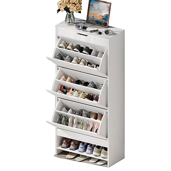 Rutaqian Schuhschrank Schuhschrank aus Holz, Shoe günstig online kaufen