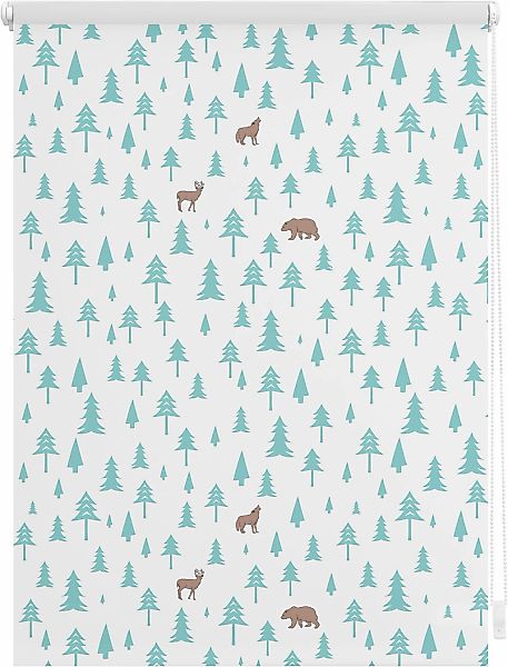 LICHTBLICK ORIGINAL Seitenzugrollo "Klemmfix Digital Okko" verdunkelnd ener günstig online kaufen