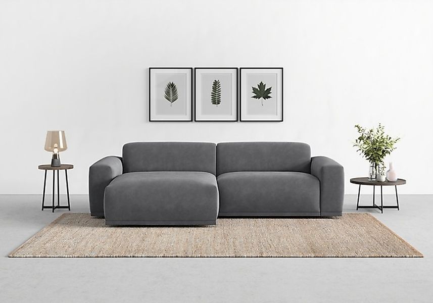 TRENDMANUFAKTUR Ecksofa »Braga, mit hochwertigem Kaltschaum, L-Form, in Cor günstig online kaufen