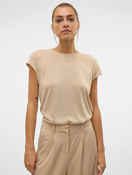 Vero Moda Kurzarmshirt VMSARAH AVA SS TOP JRS GA NOOS mit Glitzerdetails günstig online kaufen