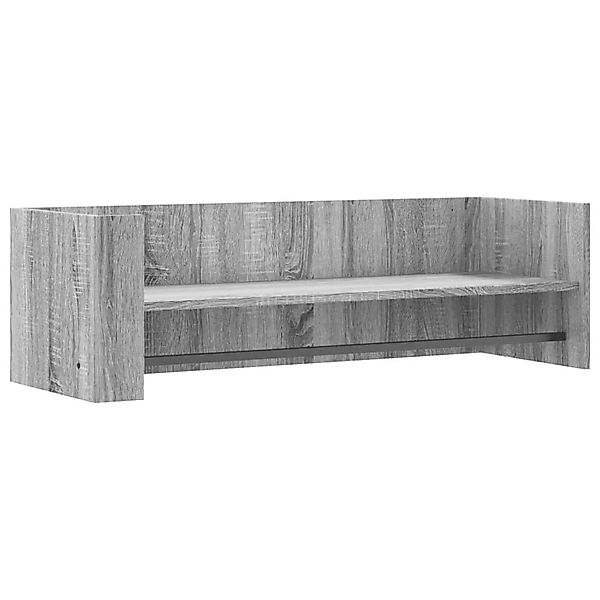 vidaXL Wandregal Grau Sonoma 100x35x30,5 cm Holzwerkstoff 848463 günstig online kaufen