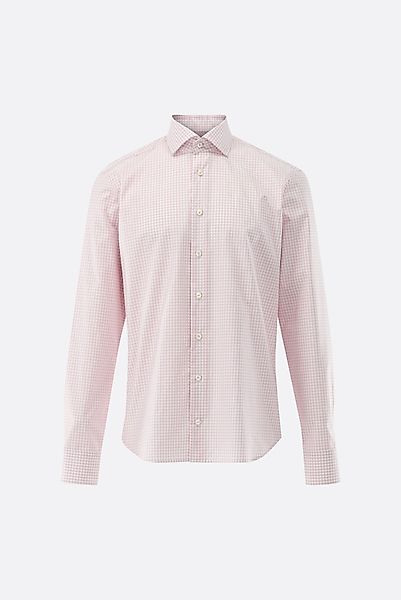 Bügelfreies Hemd kariert mit extralangem Arm günstig online kaufen