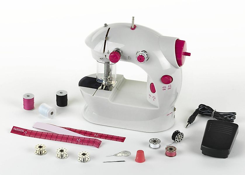 Klein Kinder-Nähmaschine Fashion Passion, batteriebetrieben günstig online kaufen