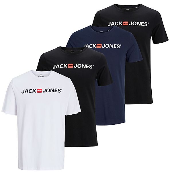 Jack & Jones T-Shirt Basic (4-tlg) günstig online kaufen