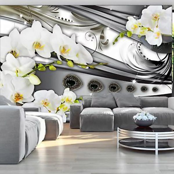 artgeist Fototapete Orchids & jewelry mehrfarbig Gr. 150 x 105 günstig online kaufen