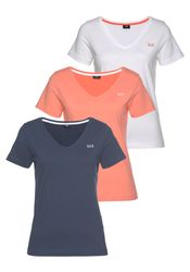 H.I.S T-Shirt Essential-Basics (Spar-Set, 3er-Pack) hüftlange günstig online kaufen