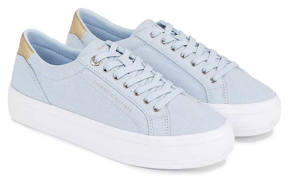 Tommy Hilfiger Essential Vulc Canvas Sneaker Damen blau günstig online kaufen
