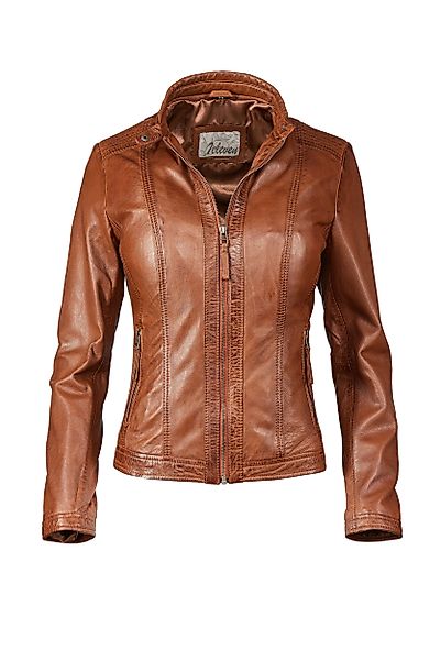 7eleven Lederjacke SEURSULA (1-St) mit Stehkragen günstig online kaufen