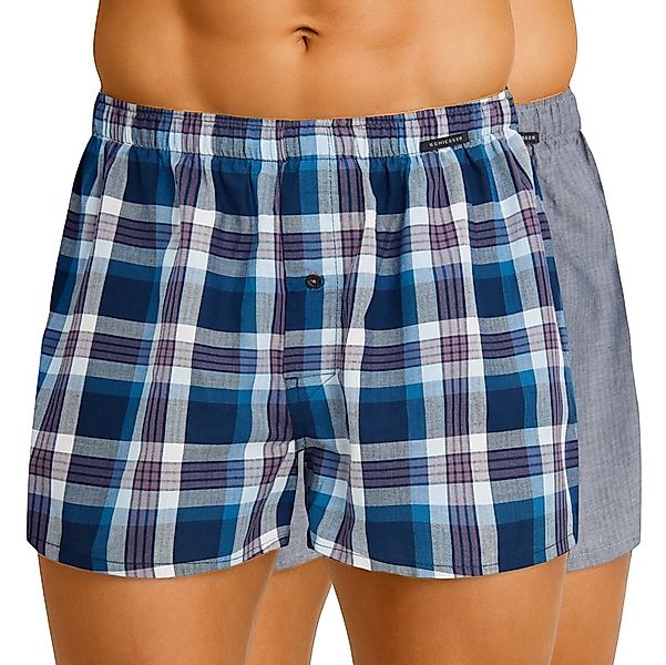 Schiesser Weiter Boxer "Boxershorts Multipacks" 2er Pack, mit Eingriff, Kno günstig online kaufen