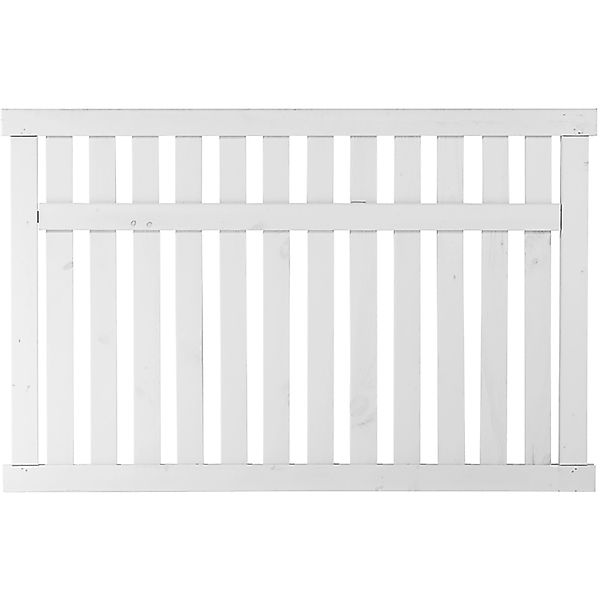 Vorgartenzaun Country Nadelholz Weiß 150 cm x 96 cm günstig online kaufen