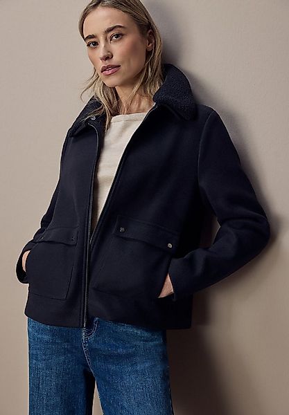 STREET ONE Kurzjacke Abnehmbarer Kragenbesatz günstig online kaufen