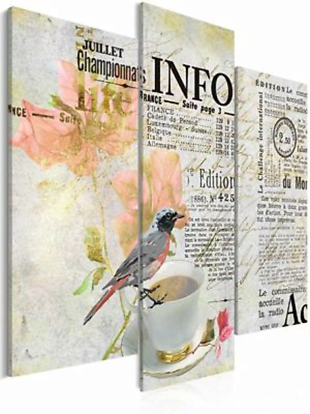 artgeist Wandbild Morning newspaper mehrfarbig Gr. 120 x 100 günstig online kaufen