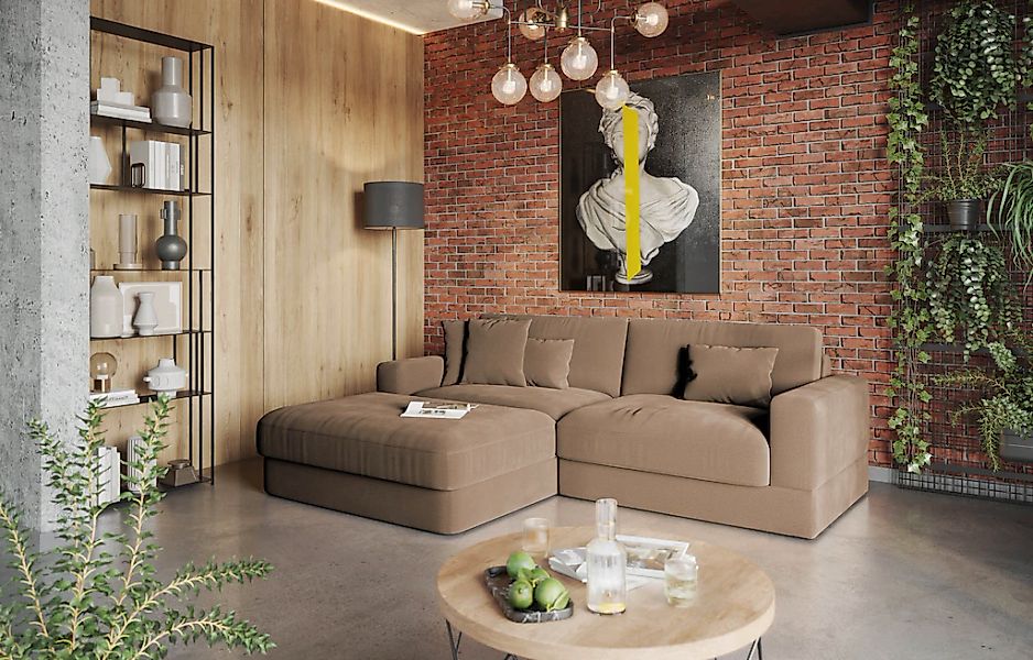 Home affaire Ecksofa "Innovid L-Form" Modernes Modul-Polsterprogramm günstig online kaufen