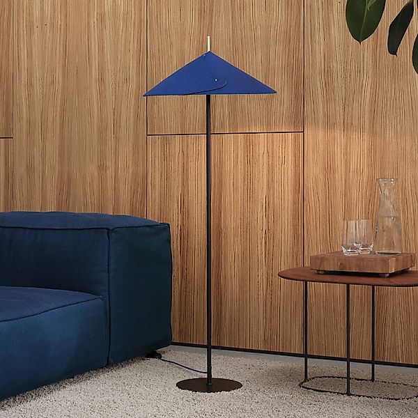OSRAM Stehleuchte Decor Flip, blau, Filz, E14, verstellbar günstig online kaufen