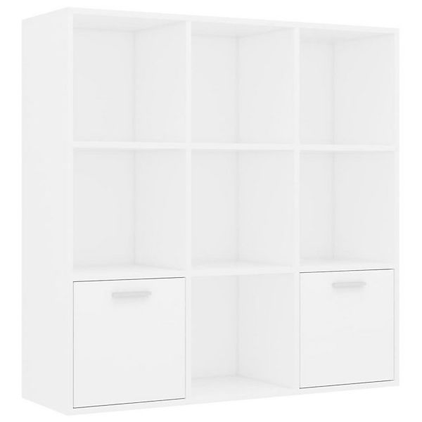 vidaXL Bücherregal Bücherregal Weiß 98 x 30 x 98 cm Spanplatte günstig online kaufen