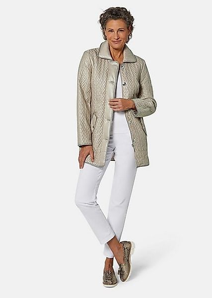 GOLDNER Steppjacke Longjacke mit außergewöhnlicher Steppung Ohne günstig online kaufen