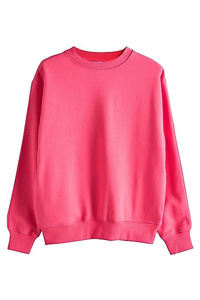 Next Longsweatshirt Angerautes Relaxed Fit Oversized-Sweatshirt (1-tlg) günstig online kaufen
