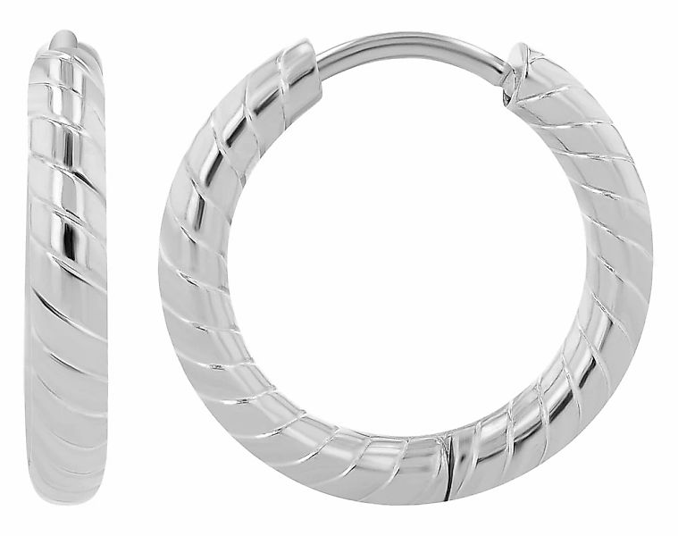 Adelia´s Paar Creolen "Damen Ohrringe – Creole aus Edelstahl" Ideal als Ges günstig online kaufen