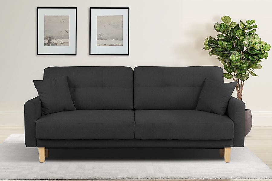 Home affaire 3-Sitzer TRIPLO optionale Schlafsofa günstig online kaufen