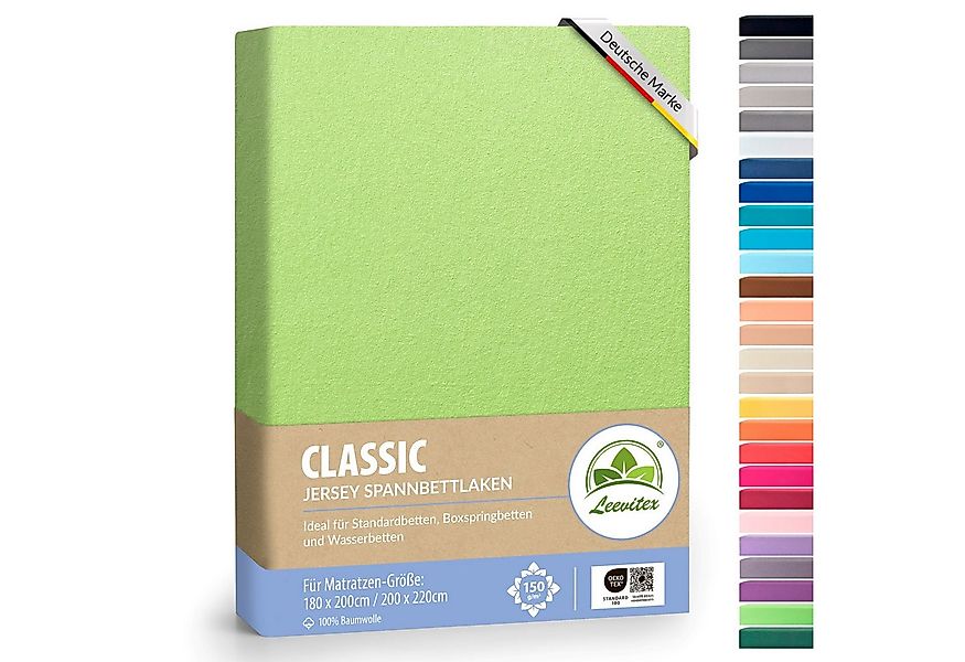 leevitex® Spannbettlaken Spannbettlaken Boxspringbett & Wasserbett Spannbet günstig online kaufen