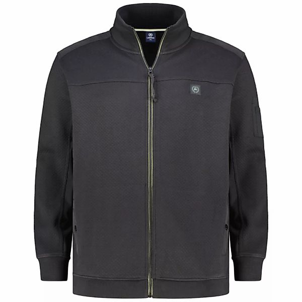 Lerros Sweatjacke im Material-Mix günstig online kaufen