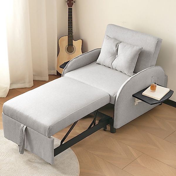 Merax Schlafsofa mit 3-in-1 Bettfunktion, Ausziehbares günstig online kaufen