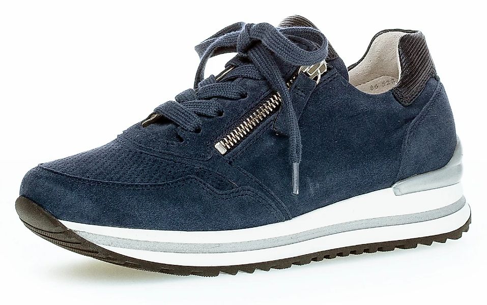 Gabor Keilsneaker "TURIN", Freizeitschuh, Halbschuh, Schnürschuh mit leicht günstig online kaufen